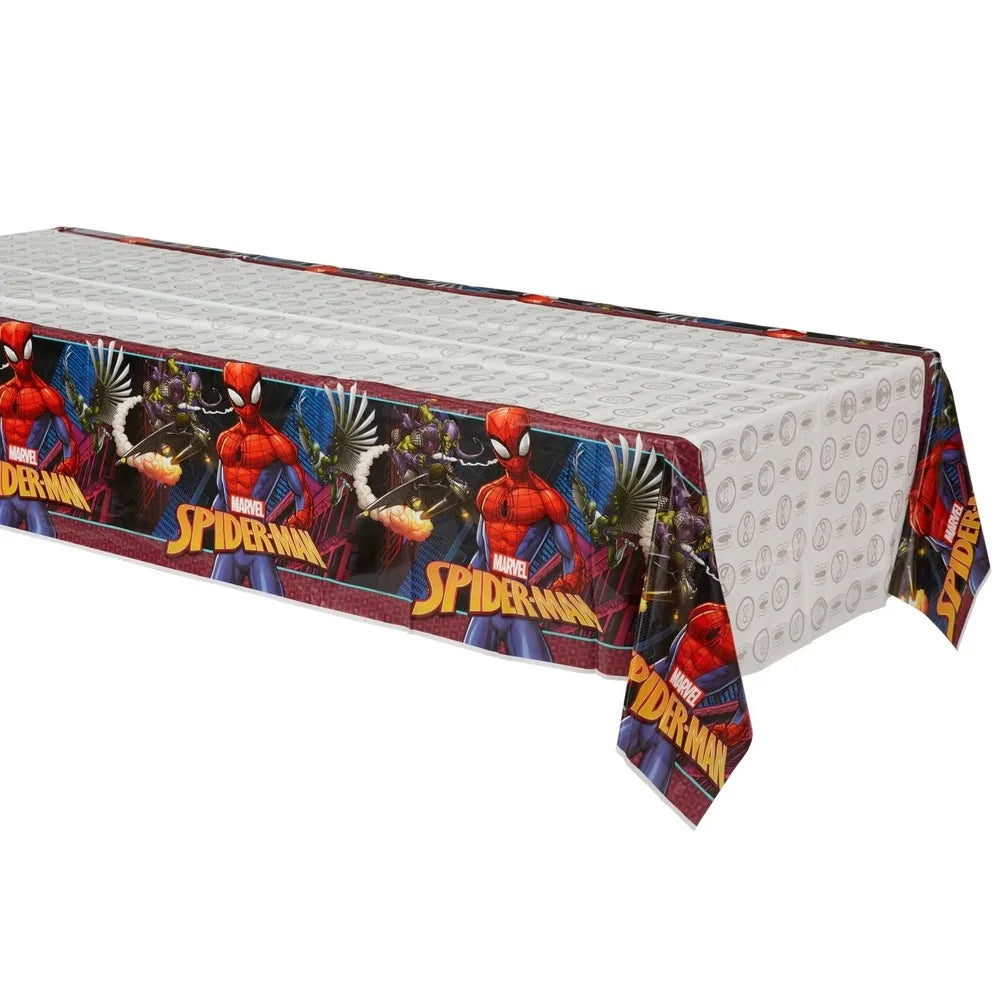 Spider-Man Plastic Table Cover Tablecloth 1.37m x 2.43m