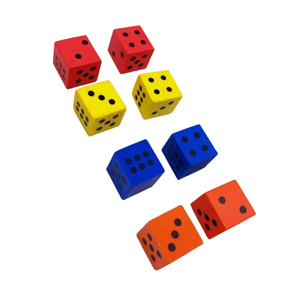Dice Shaped Erasers 8pk
