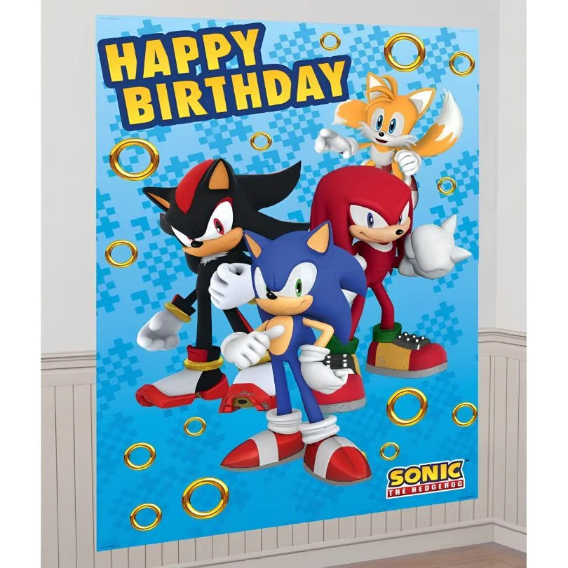 Sonic The Hedgehog Scene Setter With 12 Photo Props
