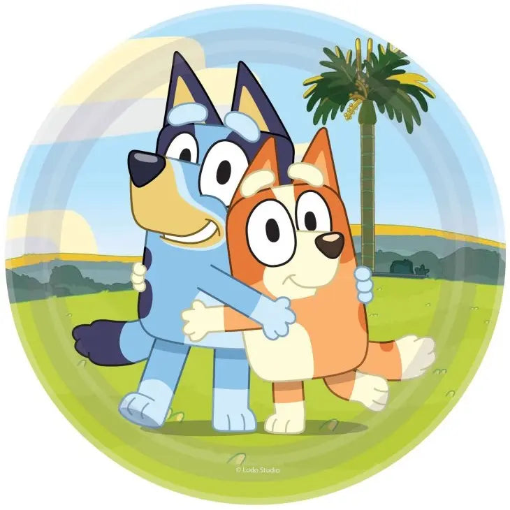 Bluey Large Paper Plates 23cm (9") 8pk