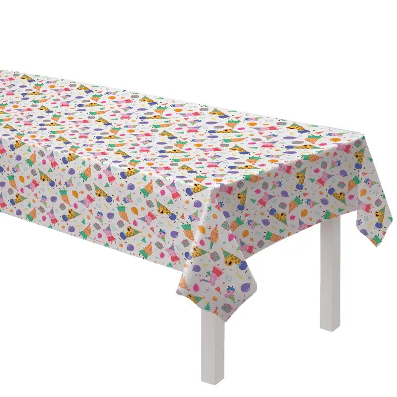 Peppa Pig Paper Table Cover 1.2m x 1.8m Tablecloth