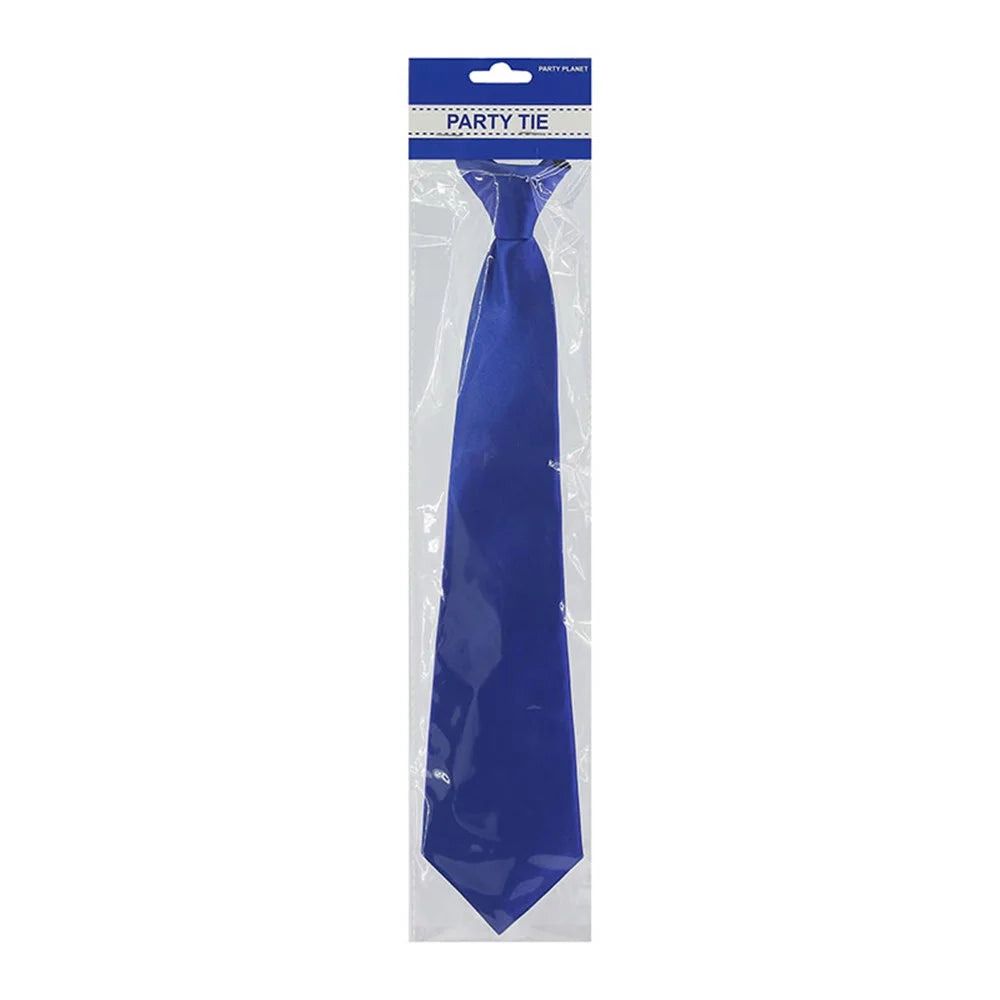 Blue Satin Party Tie