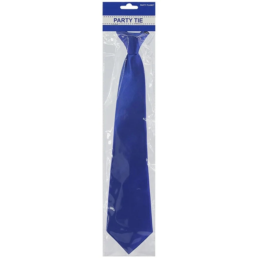 Blue Satin Party Tie