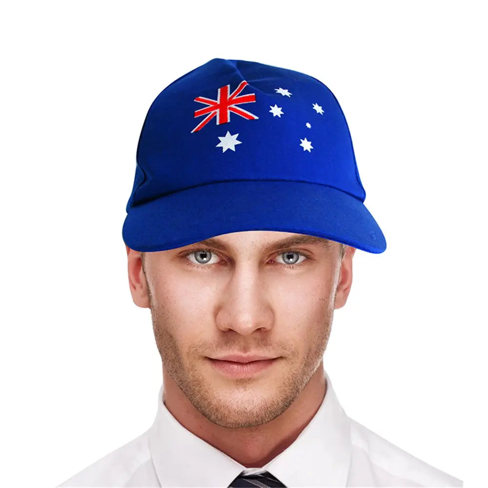 Blue Australian Flag Cap