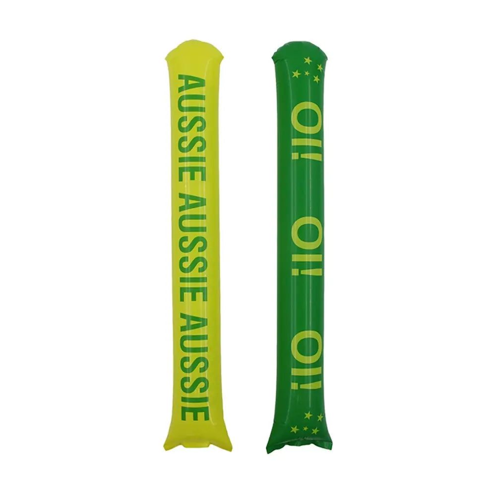 Inflatable Aussie Cheer Sticks 2pcs 56cm Australia Day