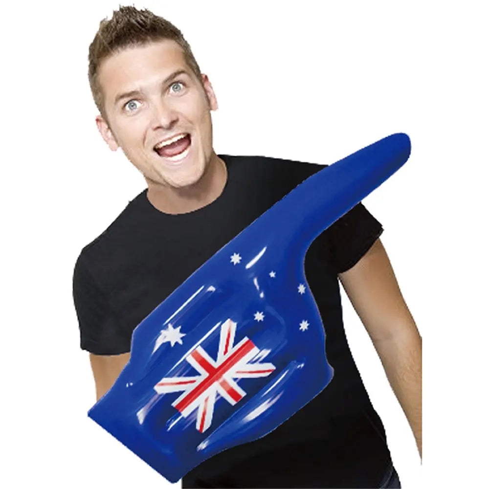 Inflatable Australia Flag Hand 55cm Australia Day