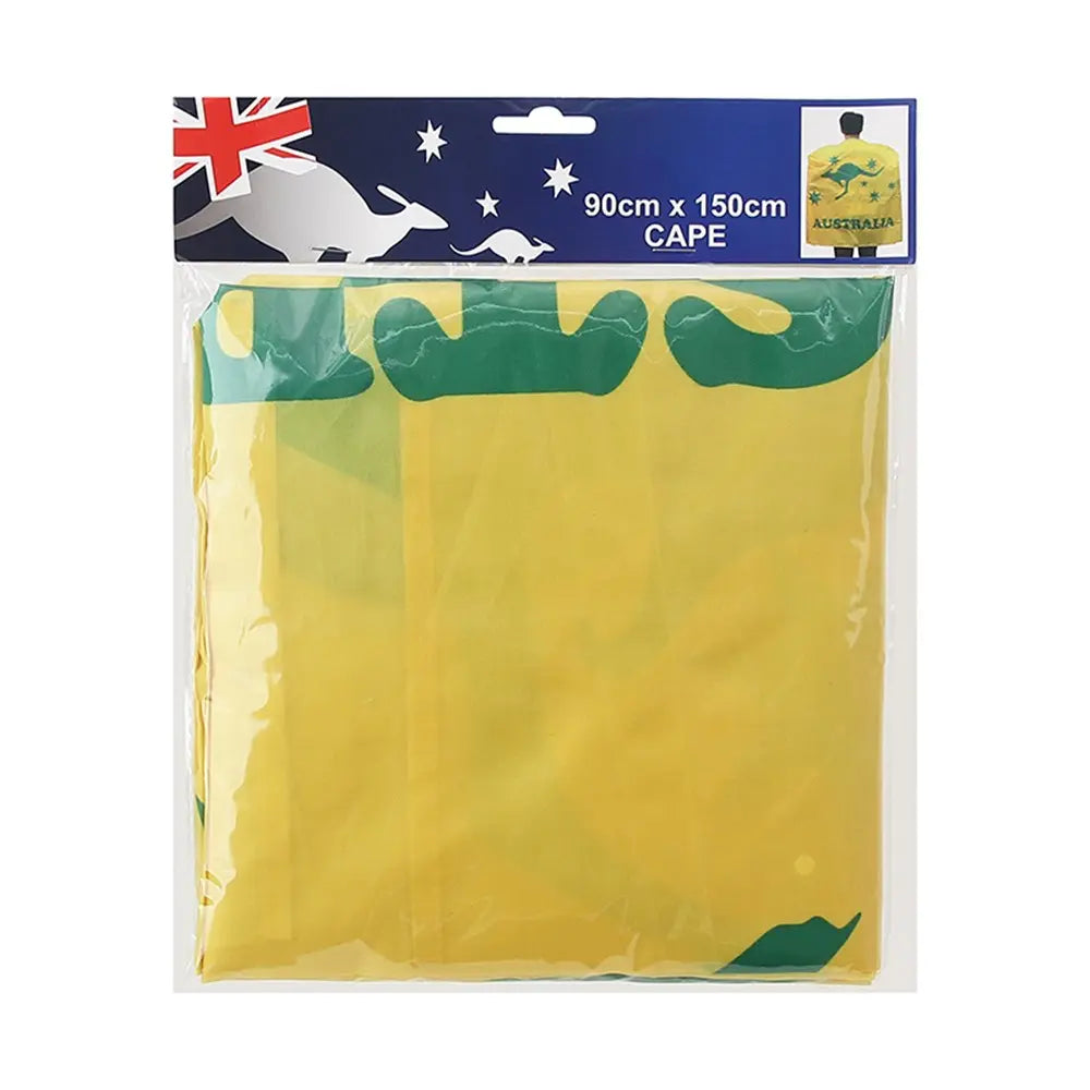 Yellow Australian Kangaroo Cape Aussie Australia Day