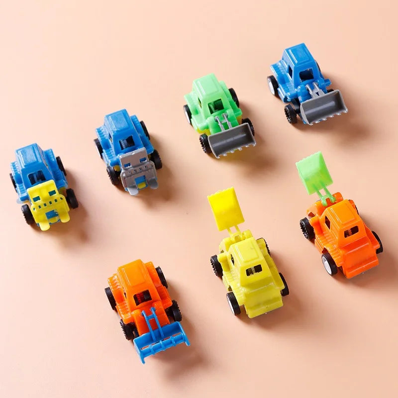Mini Pull Back Construction Vehicles 8pcs Party Favours