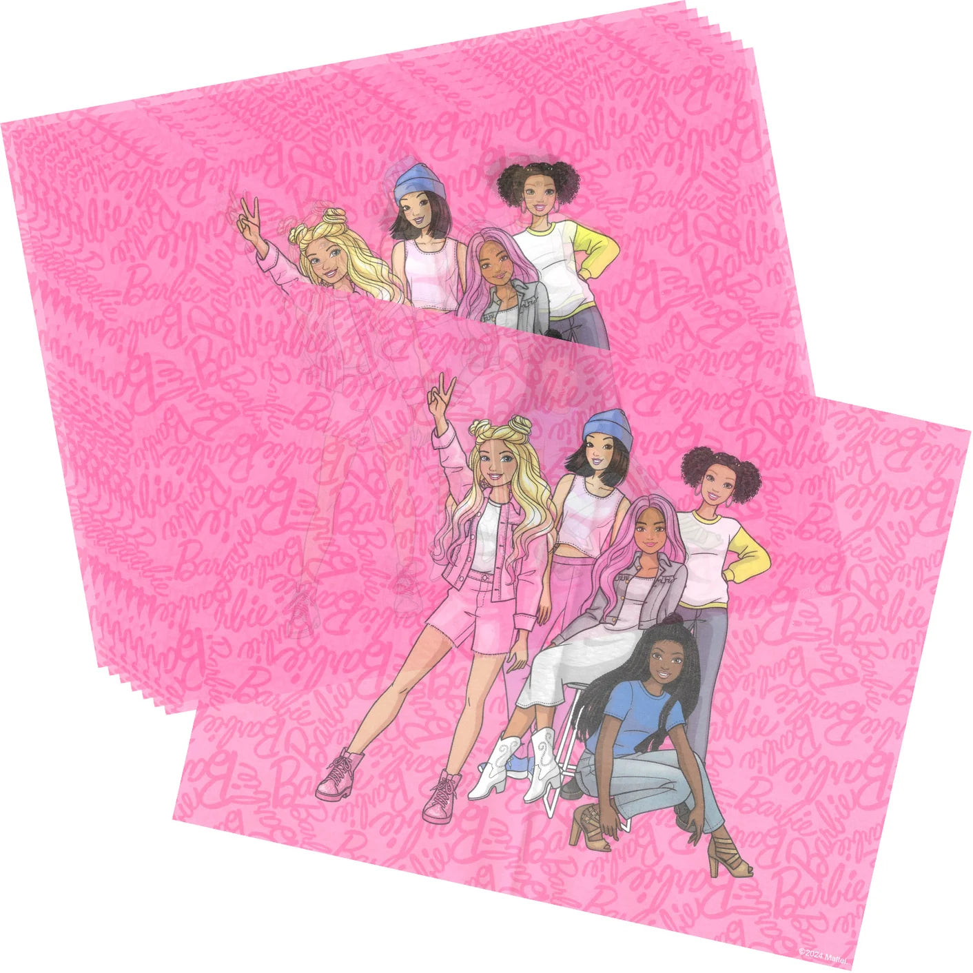 Barbie & Friends Grease Proof Papers 8pk