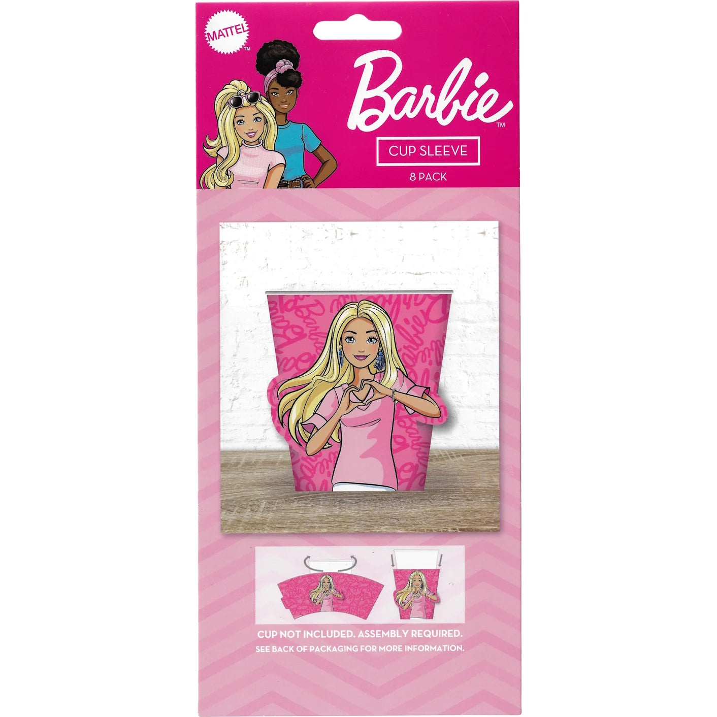Barbie And Friends Paper Cup Sleeves 8pk