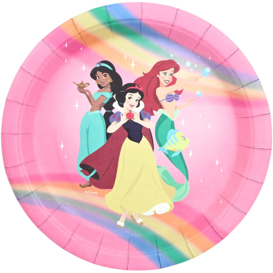 Disney Princess Large Paper Plates 23cm (9") 8pcs