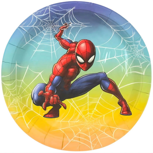 Spider-Man Large Paper Plates 23cm (9") 8pcs
