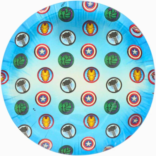 Avengers Large Paper Plates 23cm (9") 8pcs