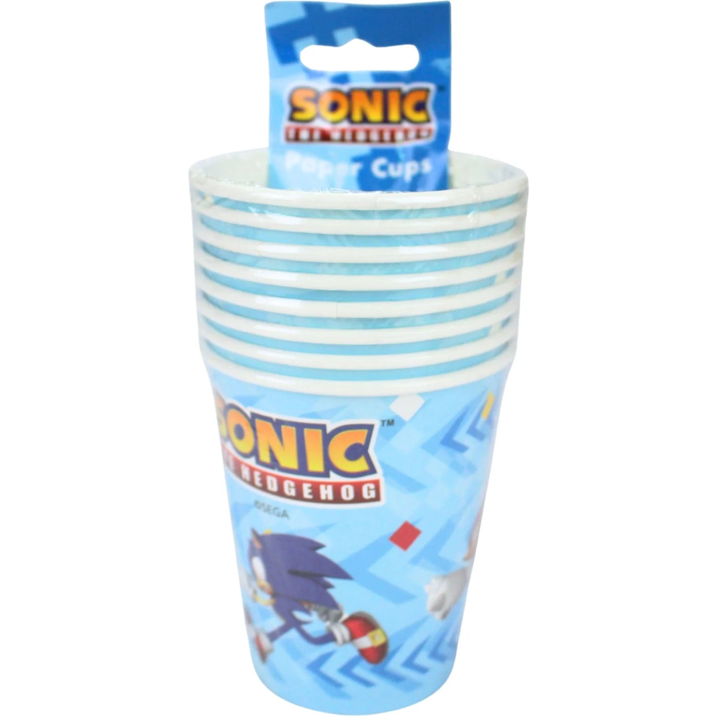 Sonic The Hedgehog Paper Cups 8pcs
