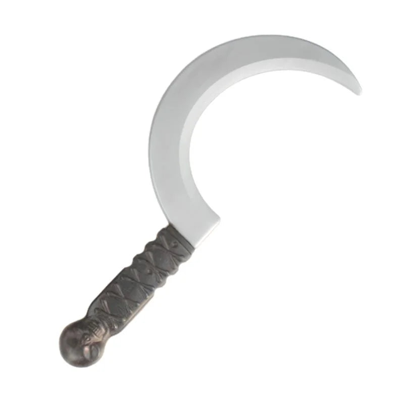 Fake Curved Sickle Knife 34cm Halloween Accessories