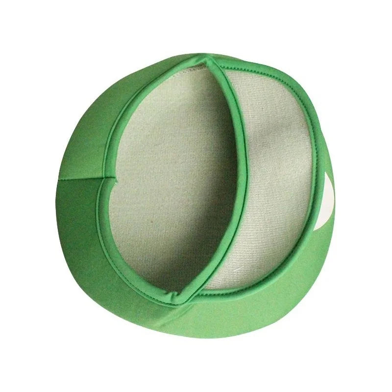 Children Green L Plumber Hat With Moustache