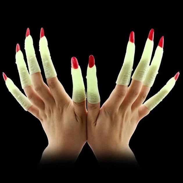 Glow In The Dark Wicked Long Witch Nails