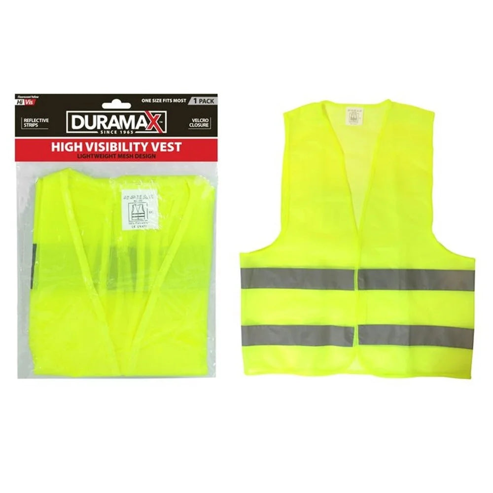 Reflective High Visibility Safety Vest - Adult Standard Size