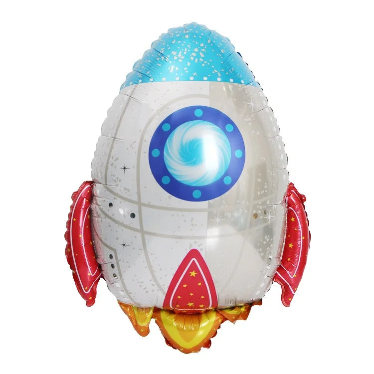 Giant Space Rocket Foil Balloon 75cm (29.5")