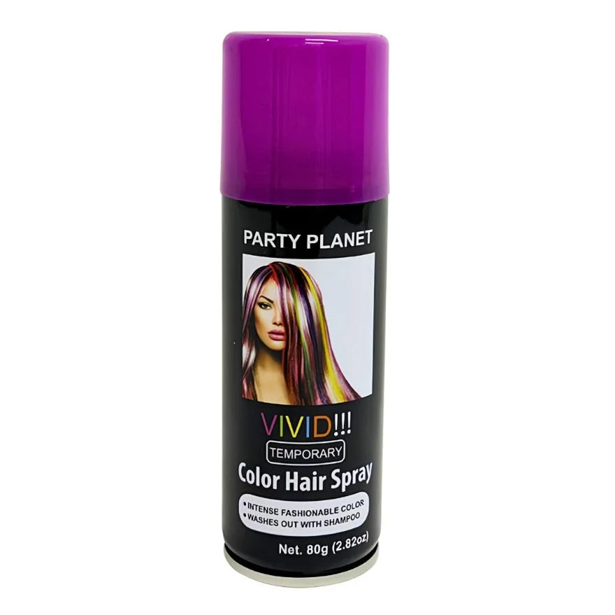 Purple Hair Spray 80g Temporary Coloured Hairspray