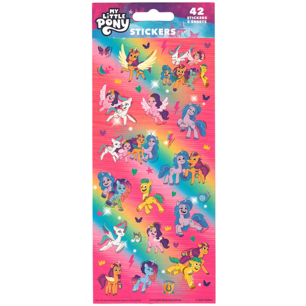 My Little Pony Sticker Sheets 42pk (2 Sheets)