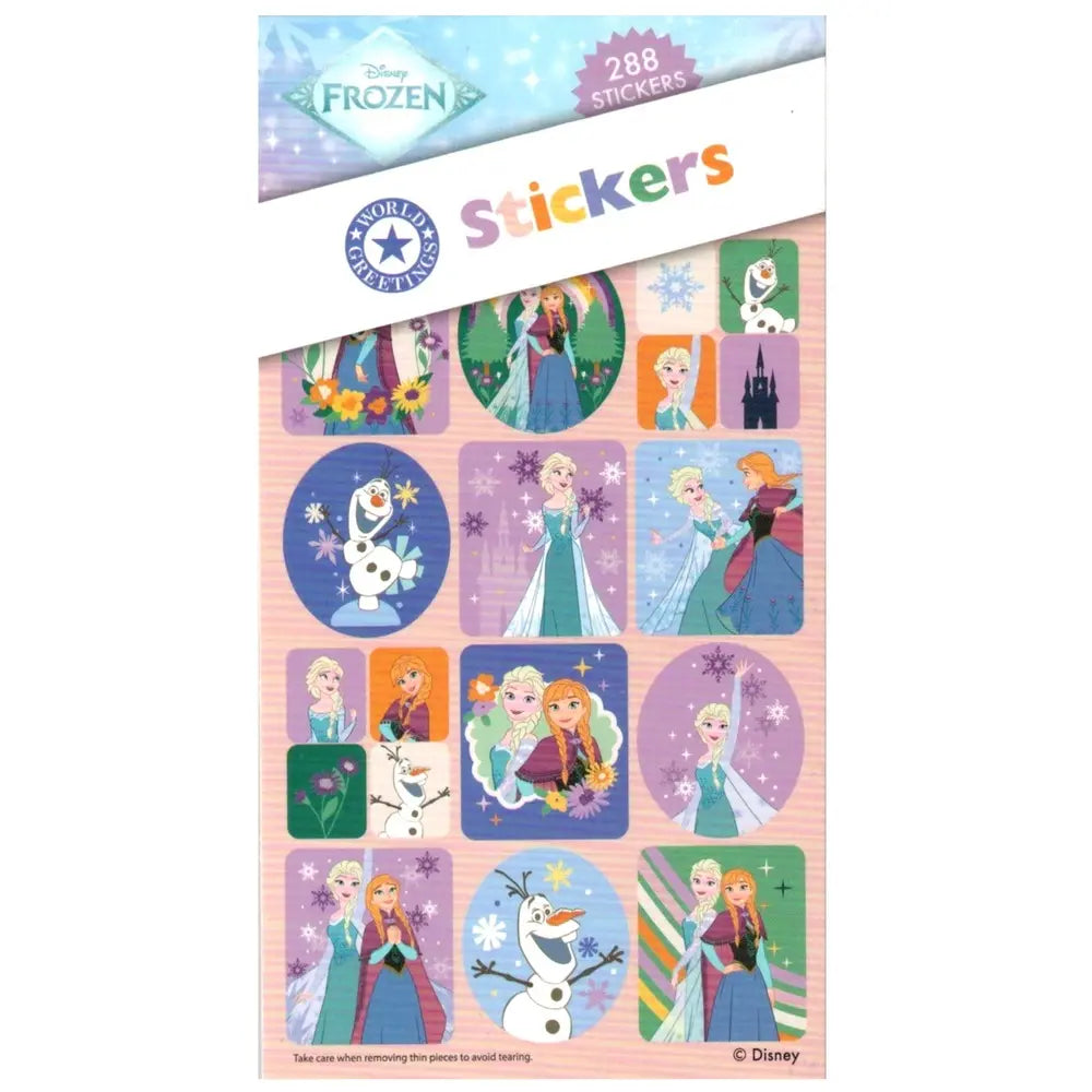 Frozen Sticker Book 288pk (12 Sheets)