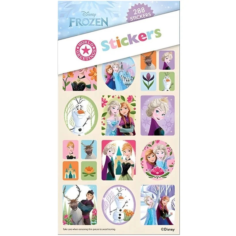 Frozen Sticker Book 288pk (12 Sheets)