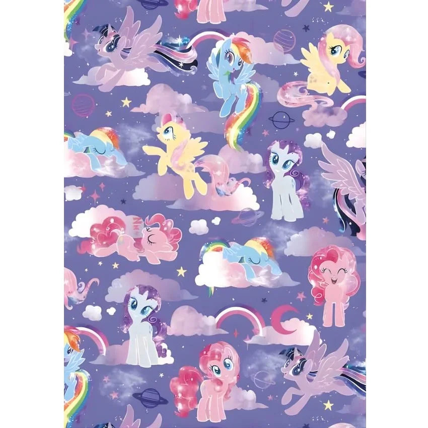 My Little Pony Gift Wrap 1 Sheet Folded