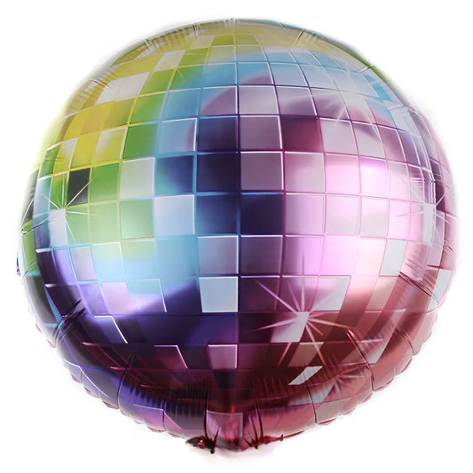 Coloured Disco Ball Foil Balloon 45cm (18")
