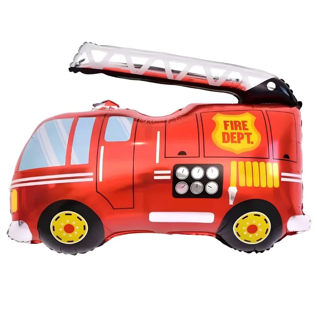 Giant Fire Truck Foil Balloon 80cm (31.5")