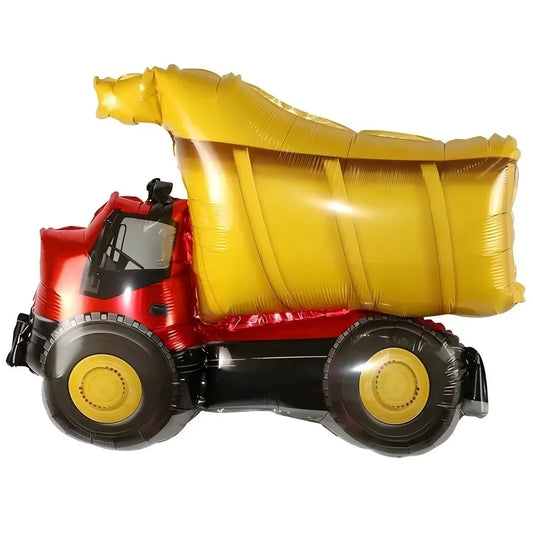 Giant Yellow Construction Truck Foil Balloon 79cm (31")