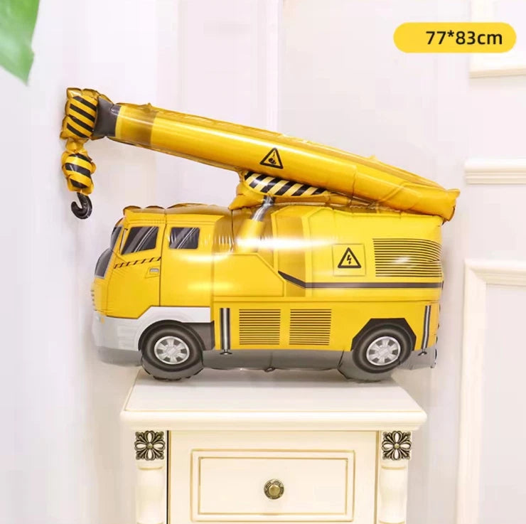 Giant Crane Truck Foil Balloon 83cm (32.5")