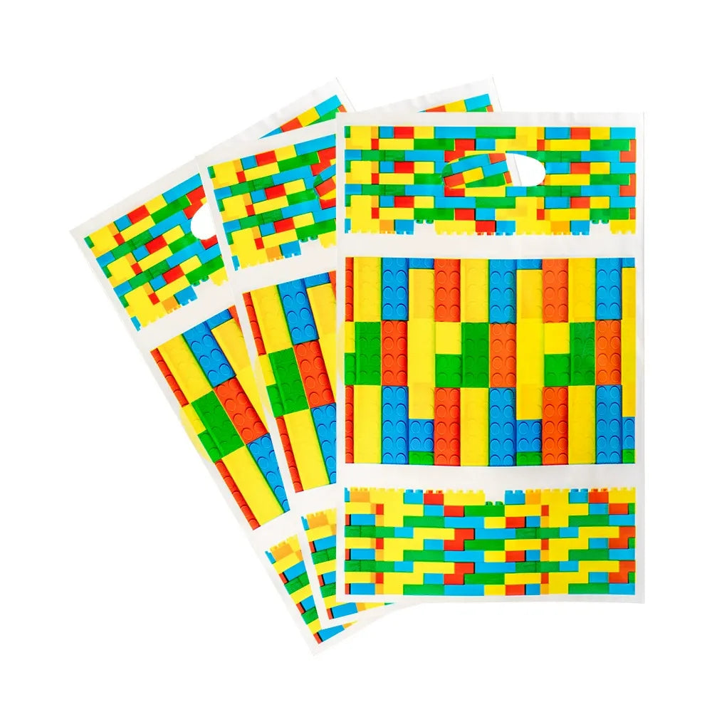 Building Blocks Plastic Party Bags 10pcs