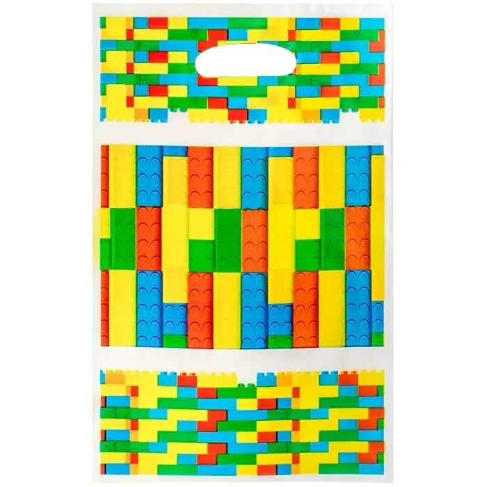 Building Blocks Plastic Party Bags 10pcs
