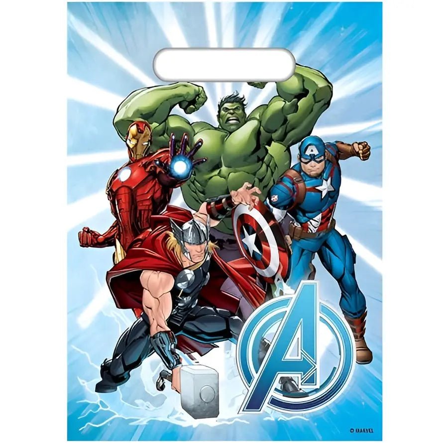 Avengers Plastic Party Bags 8pk - NextParty