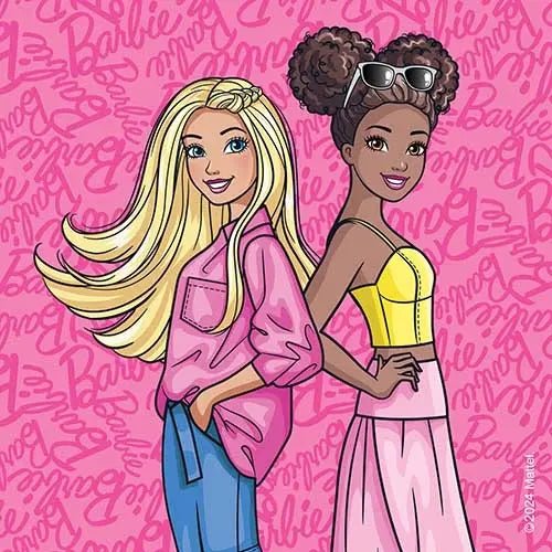 Barbie Lunch Napkins 20pk Luncheon Serviettes - NextParty