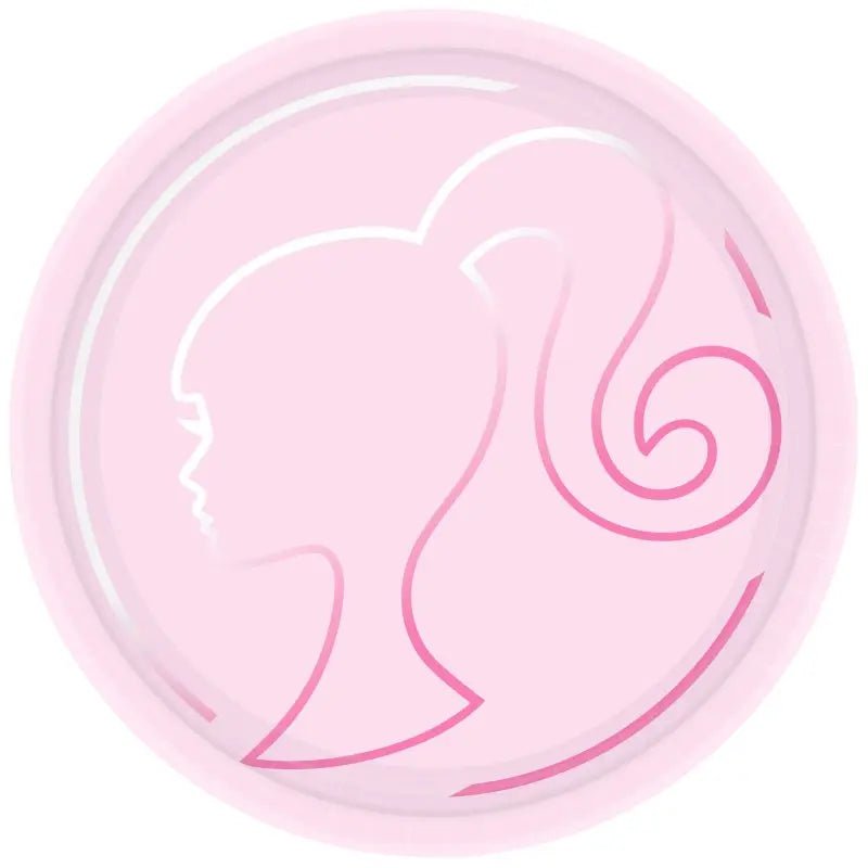 Barbie Round Paper Plates 23cm (9") 8pk - NextParty