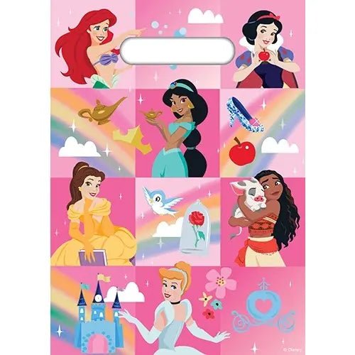 Disney Princess Plastic Party Bags 8pk - NextParty