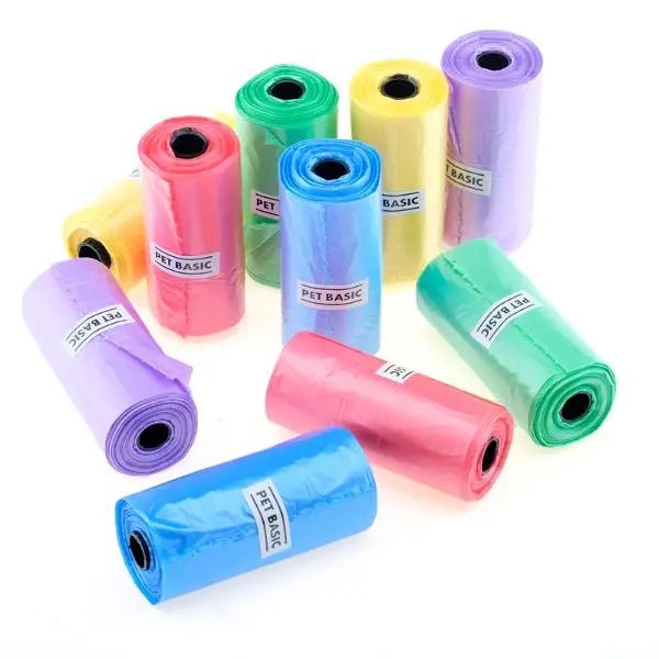 Dog Clean Up Refill Bags 150pcs (10 Rolls x 15pcs) - NextParty