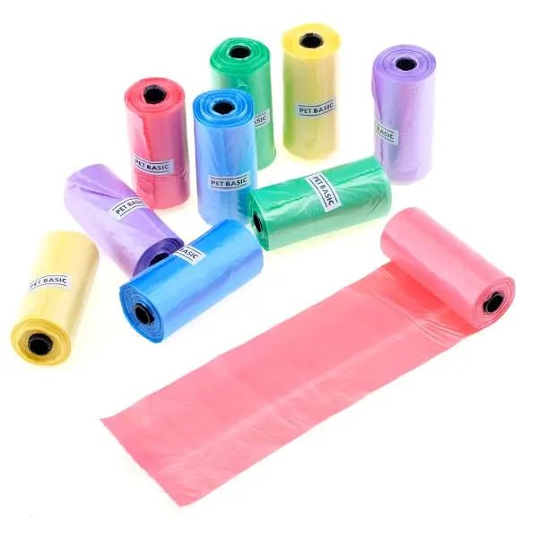 Dog Clean Up Refill Bags 150pcs (10 Rolls x 15pcs) - NextParty