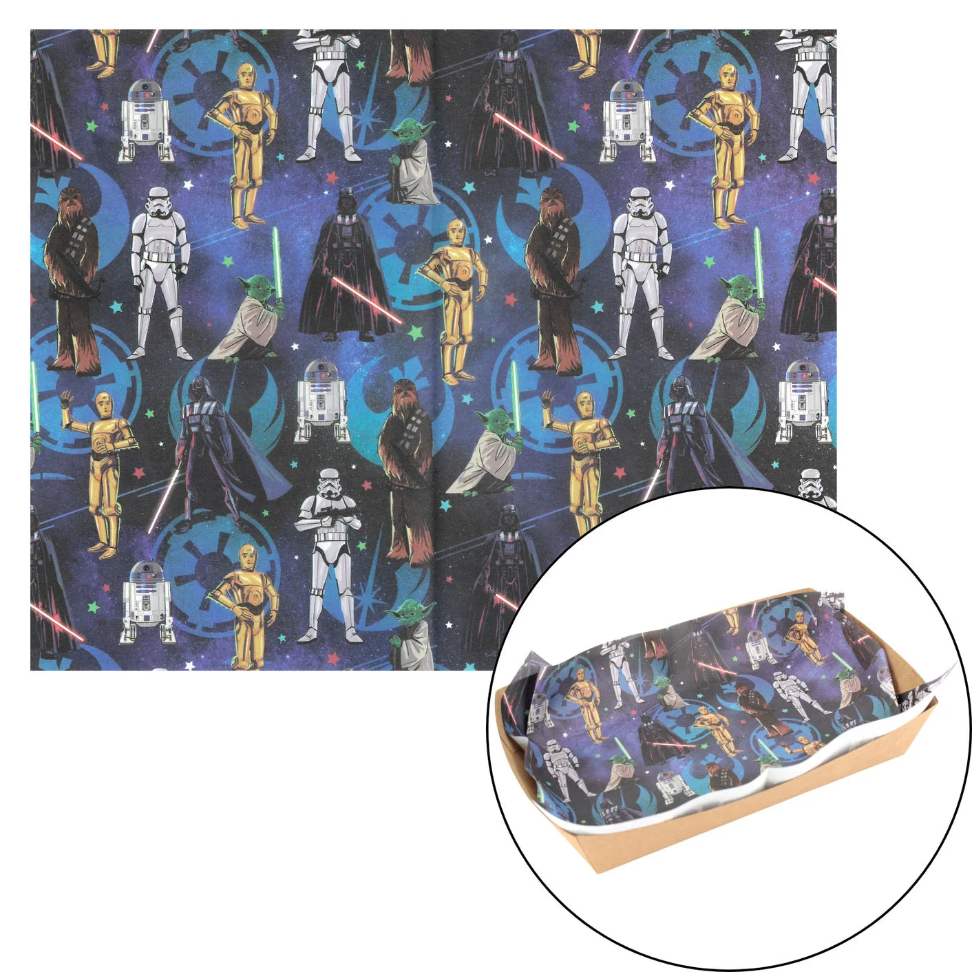 Star Wars Grease Proof Papers 8pk May The Force Be With You