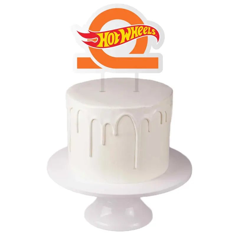 Hot Wheels Cake Topper 1pc 15cm x 17.3cm Acrylic - NextParty