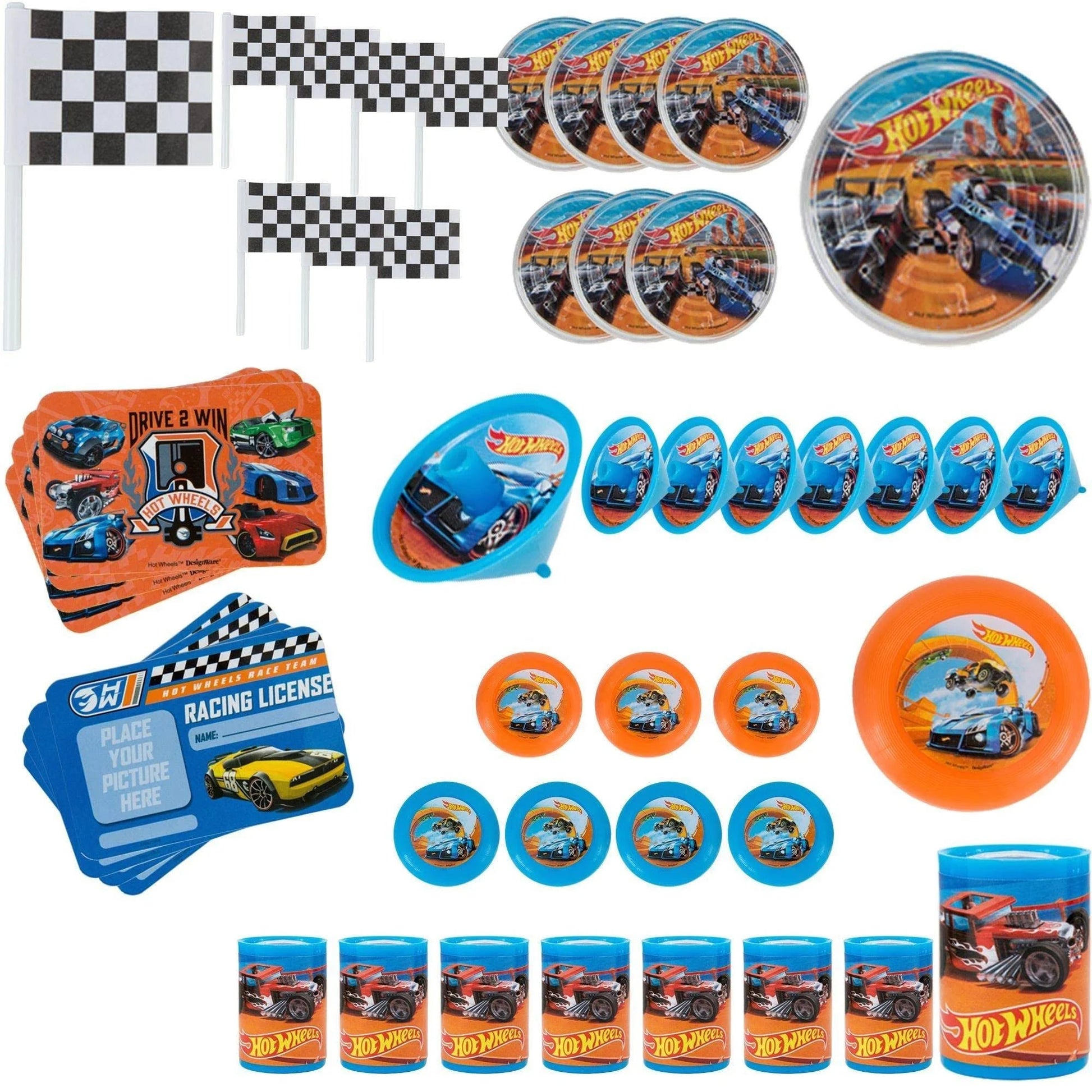 Hot Wheels Wild Racer Mega Mix Favours 48pcs Value Pack - NextParty