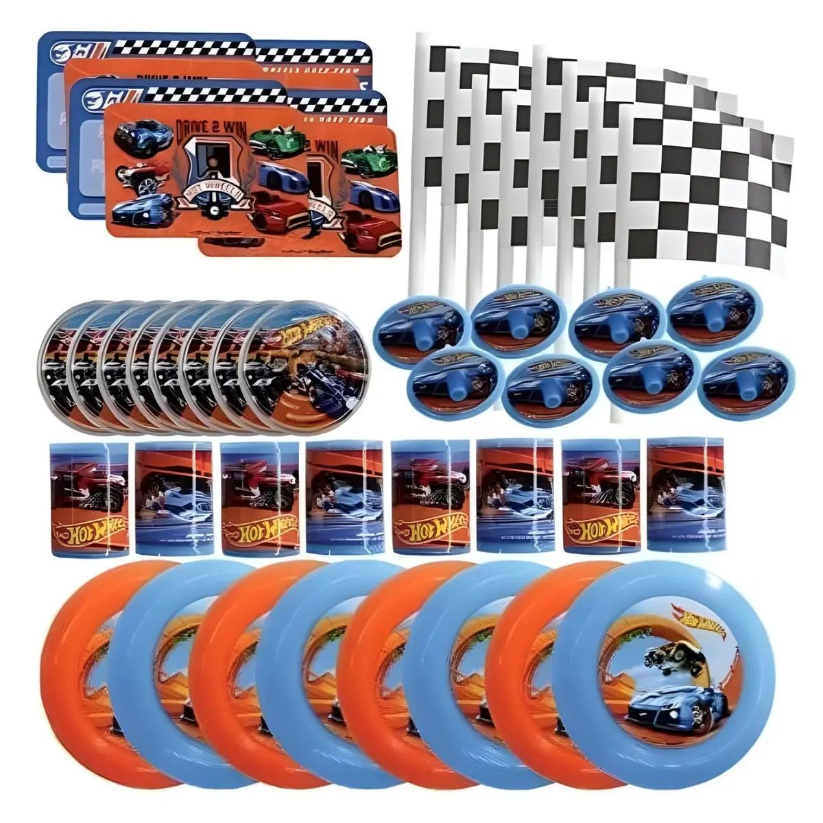 Hot Wheels Wild Racer Mega Mix Favours 48pcs Value Pack - NextParty