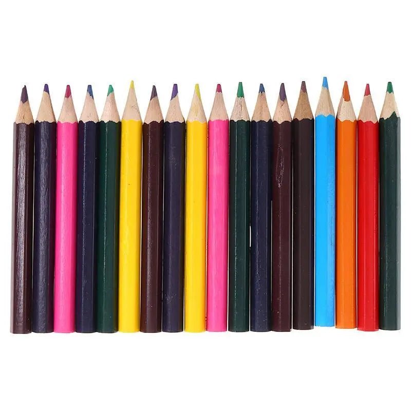 Mini Coloured Pencils 18pcs Assorted Colours - NextParty