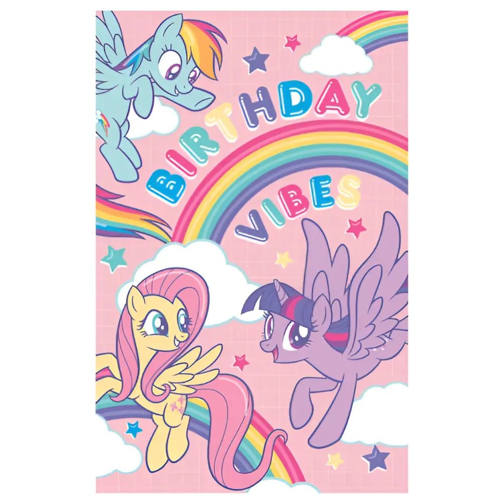 My Little Pony Birthday Card 11.5cm x 18cm With Pink Envelope - NextParty
