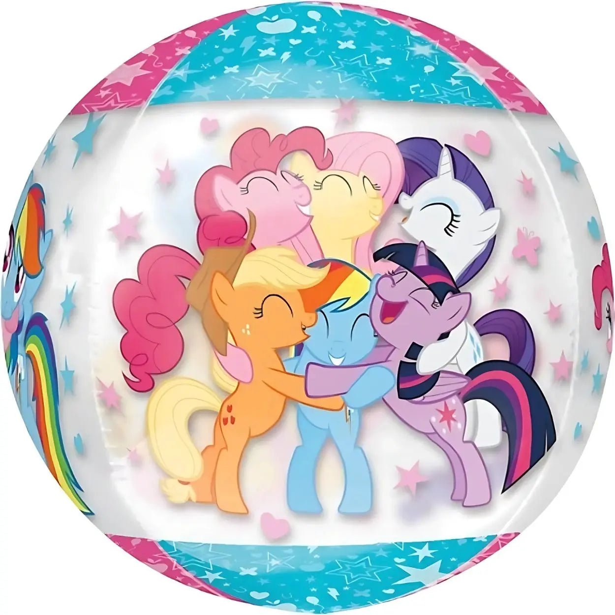 Orbz XL Clear My Little Pony Shaped Balloon 38cm x 40cm G40 - NextParty