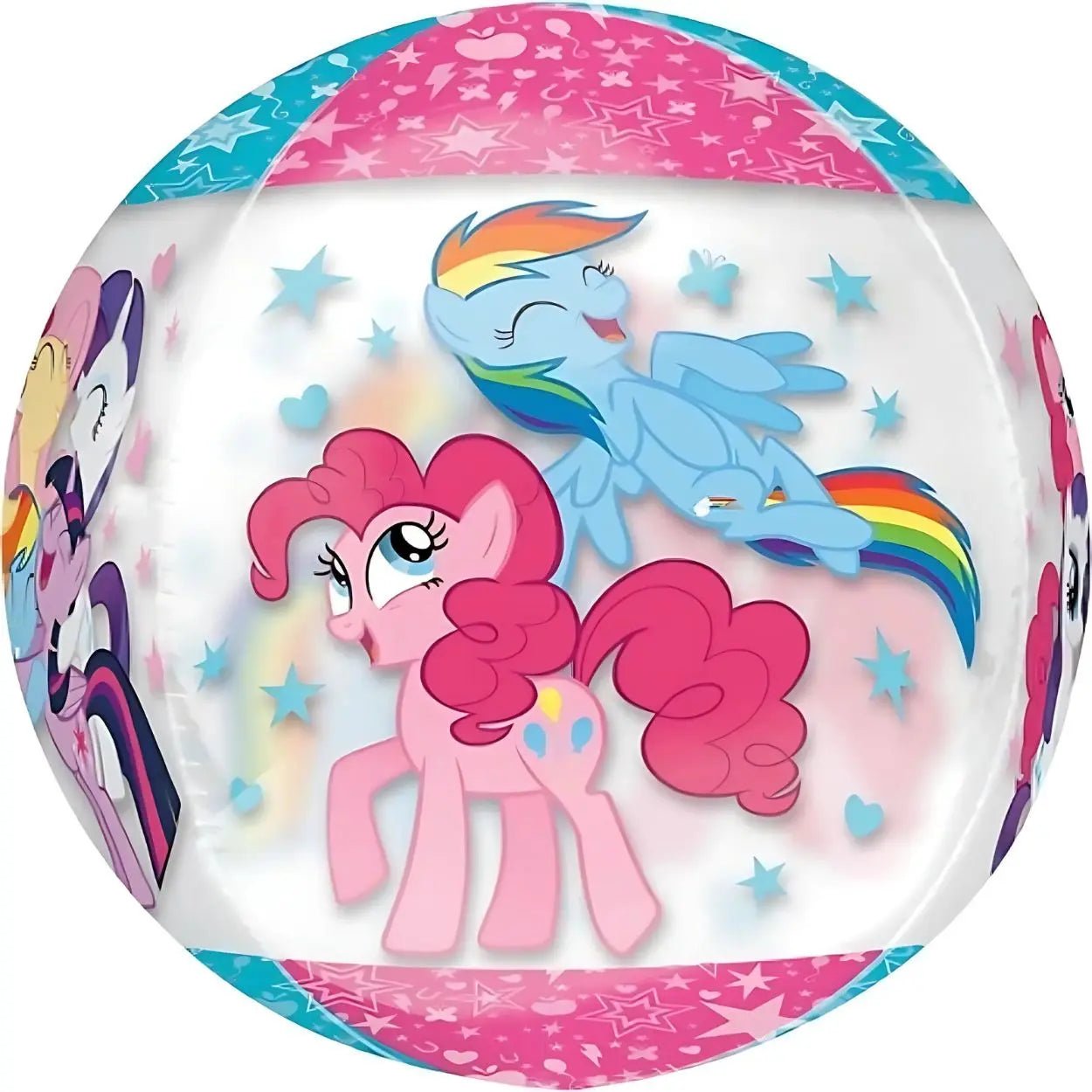 Orbz XL Clear My Little Pony Shaped Balloon 38cm x 40cm G40 - NextParty