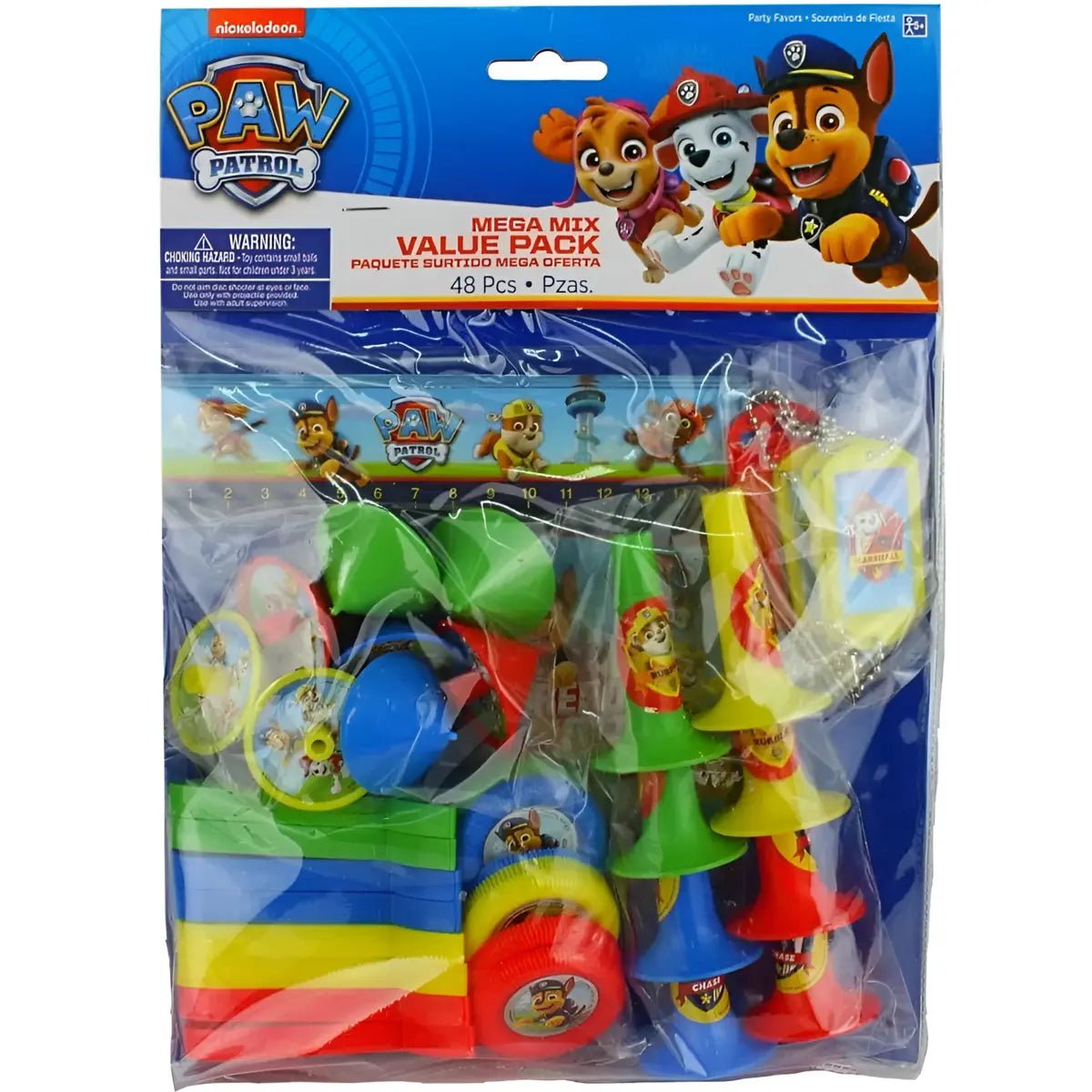 PAW Patrol Mega Mix Favours 48pcs Value Pack - NextParty