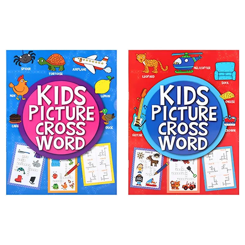 Picture Cross Word Activity Books 2pk 32 - Page 270mm x 197mm - NextParty